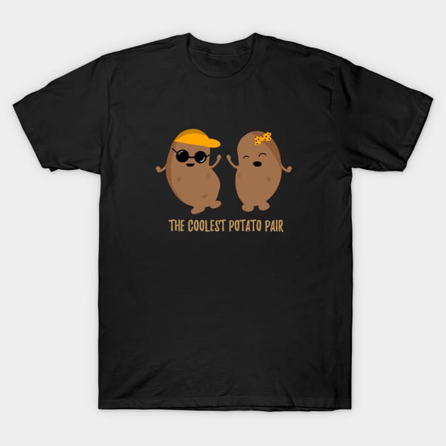 Valentine S Day Humour - valentines day cute couples - Valentines day gift ideas for potato lovers T-Shirt by Saishaadesigns